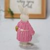 Osterhase Figur Harz Gewebte Kaninchen Skulptur Schlafsaal Party Dekoration