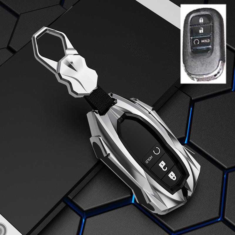 Zinc Alloy Key Fob Cover Suitable Fit For Dongfeng Honda Crv Key Fob Cover 11, 11Th Generation Civic, 10Th Generation Accord Luxury Edition