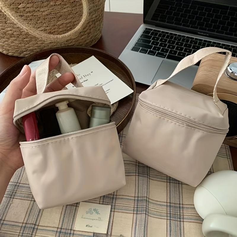 Travel Cosmetic Bag For Women Cute Mini Handbag Organizer Makeup Bags Storage Pouch For Sanitary Napkin Headphones Small Items