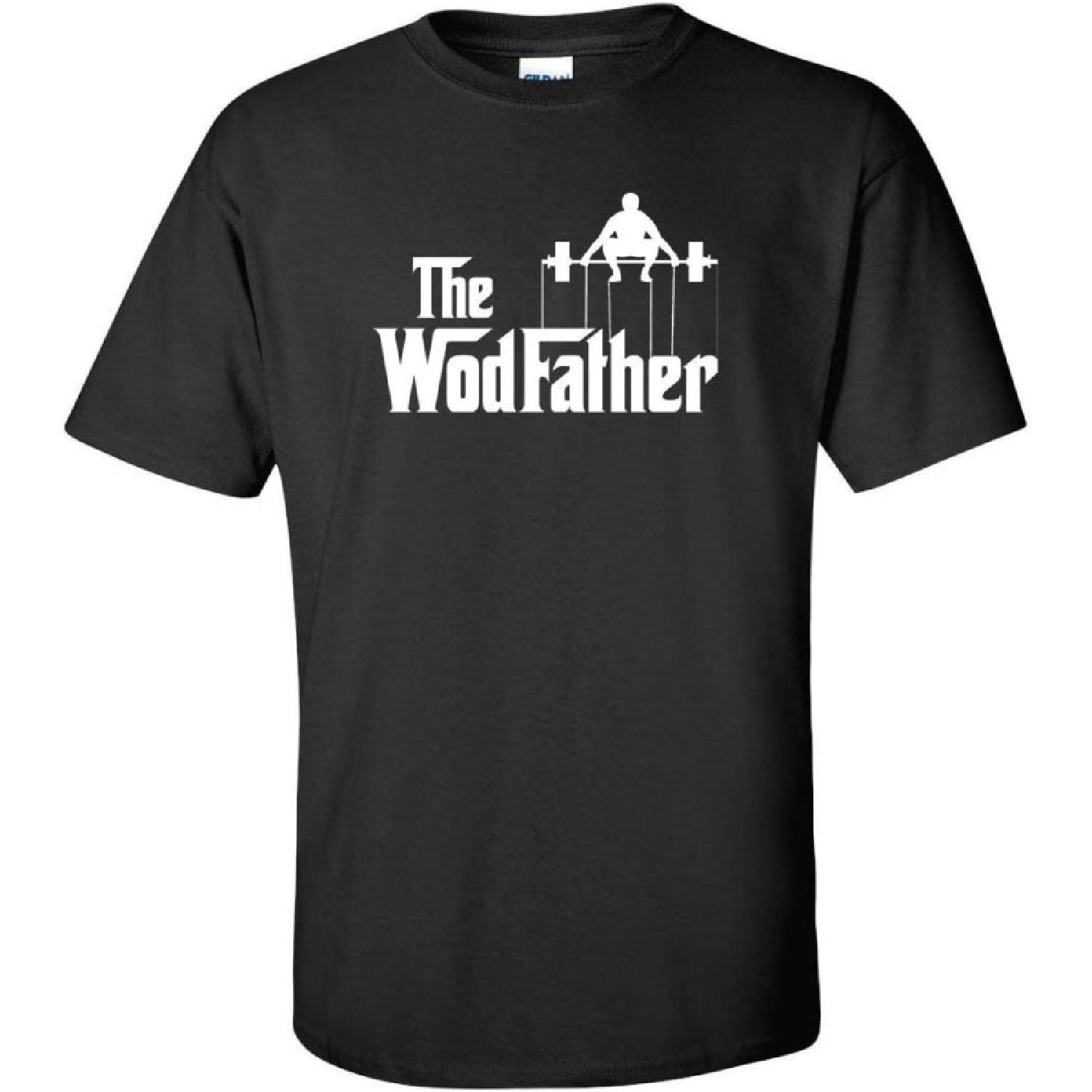 

Jacted Up Tees WodFather Crossfit Mens Tee Shirt - Med Black (824) XXXXXL різнокольоровий
