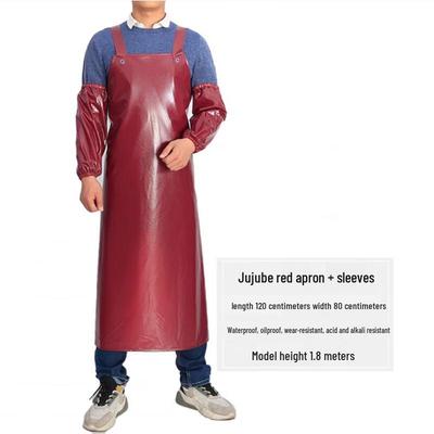 Wear-Resistant Apron Set with Sleeves