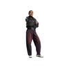 adidas Originals Sports Lifestyle Series Logotipo de Marca Rayado Cómodo Suelto Chaqueta de Algodón Mujer Chaqueta Negro JX9225