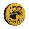 Camping Happy Place Spare Tire Cover for Suzuki Hiking Mountain SUV RV 4WD Car Wheel Protectors Accessories 14" 15" 16" 17" Inch