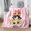 Powerpuff Girls Adventure Blanket Soft & Cozy Suitable for Livingroom Picnics Couch for All Occasions Digital Print