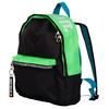 Sports Casual Zipper Adjustable Shoulder Strap Polyester Backpack Men Backpack Black Green BA4606-031