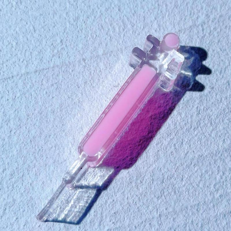 Needle Tubing Ornament Resin Casting Silicone Mold Woman Keychain Decorative Pendant Quicksand Mold for  Crafts