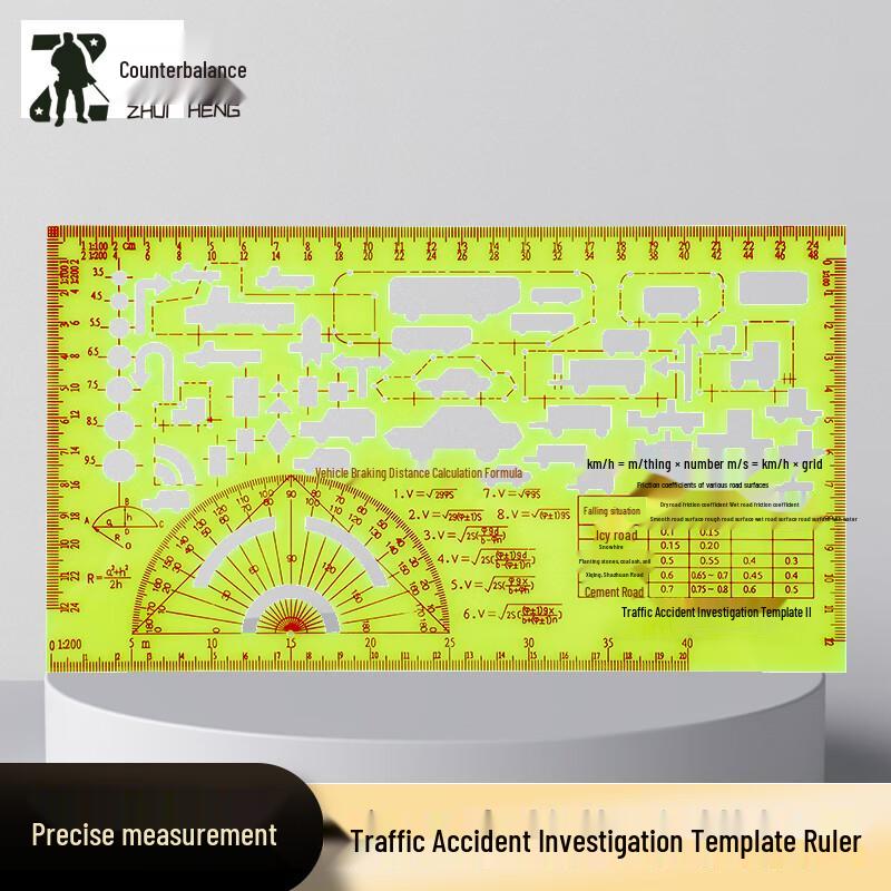 Vehicle Accident Scene Survey Template Ruler