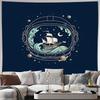 Ocean Ship Tapestry Wall Hanging Nautical Decor Coastal Vibes Sea Adventure Beach Theme Home Decor Bedroom Aesthetic Room Divide
