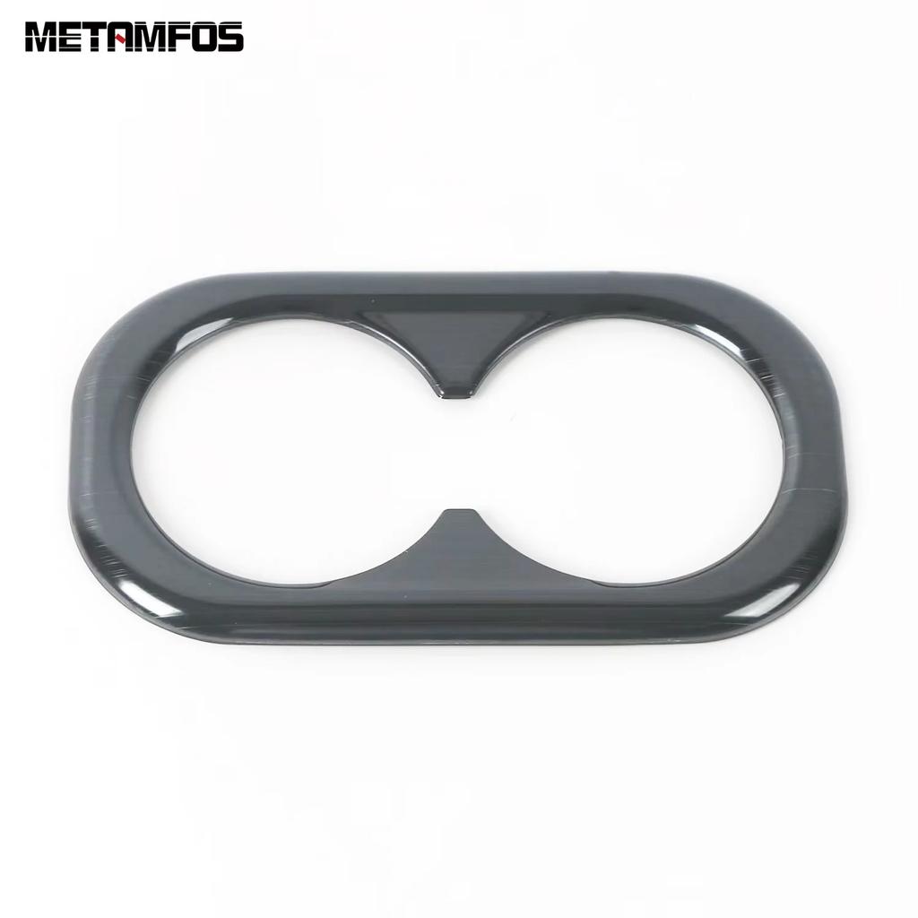 For Honda CR-V CRV  2024 2025 Carbon Fiber Rear Cup Holder Water Bottle Decoration Frame Interior Accessories Car Styling