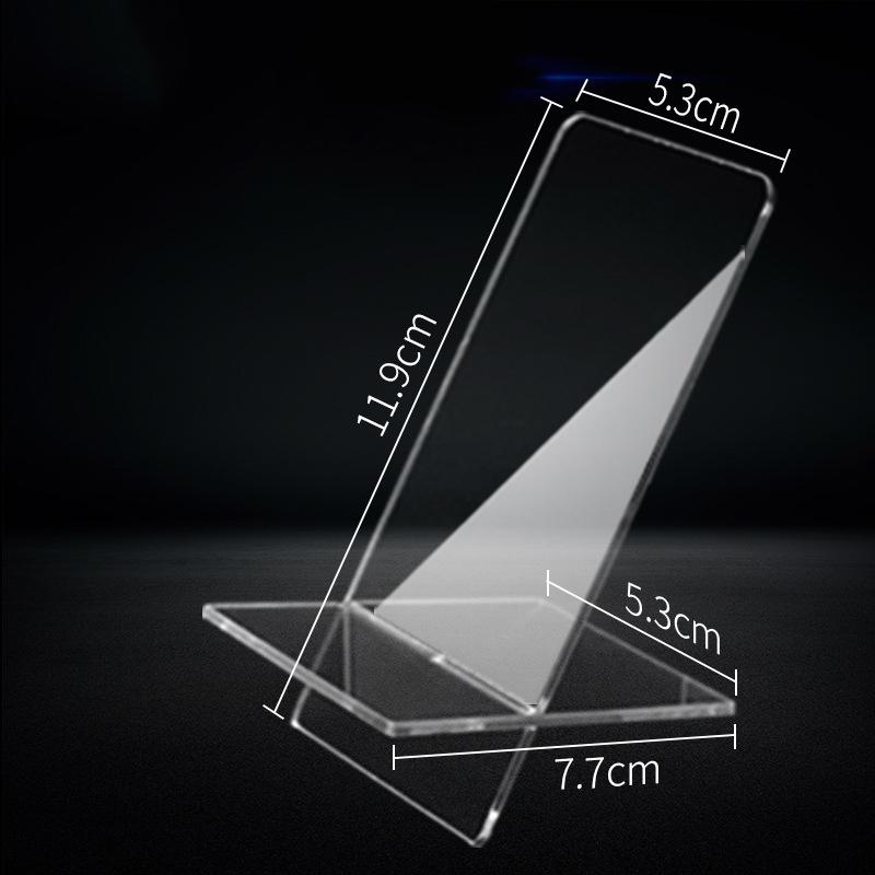Transparent Cell Phone Holder Acrylic Display Stand Clear Rack Stand For Cell Phone Display For  Huawei Xiaomi Iphone
