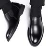 Men Business Dress Leather Shoes Spring Autumn Leisure Genuine Leather Breathable Soft Sole Ightweight Driving Boots Office Work