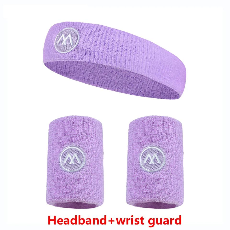Exercise Headband Wristband Set Gym Sweatband for Men Women Comfortable Yoga Tennis Workout Weight Loss Fitness