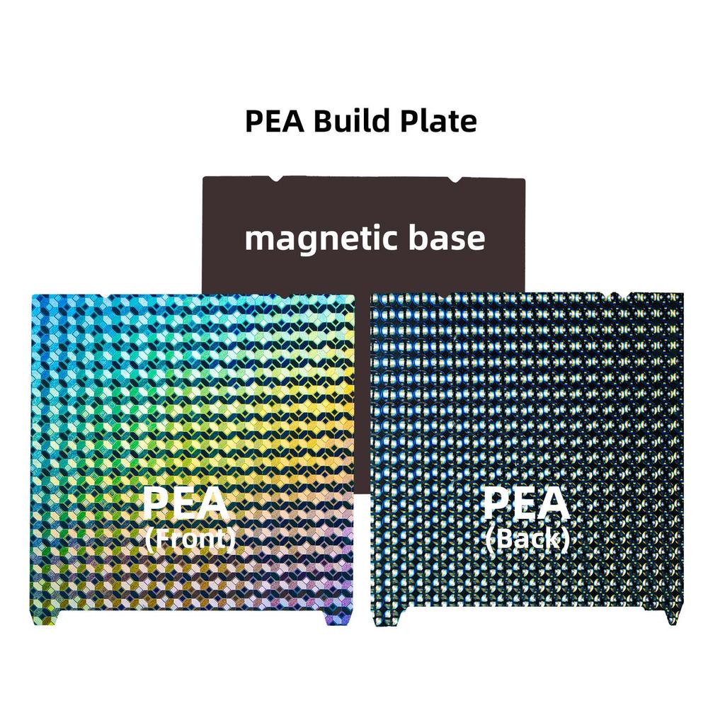 Für Ender 3 V3 SE 235x235mm Texturiertes PEI Glattes PEO PET PEF Blech Federstahl Bauplatte Für Creality K1/ Ender3 V3-SE/S1 Pro.