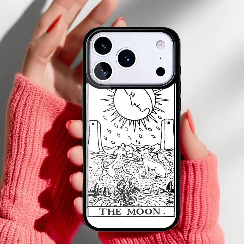 Tarot Card Astrology Sun Moon Phone Case for iPhone 17 Air 16e 15 14 13 Pro Max Back Cover for 12 11 Pro Coque