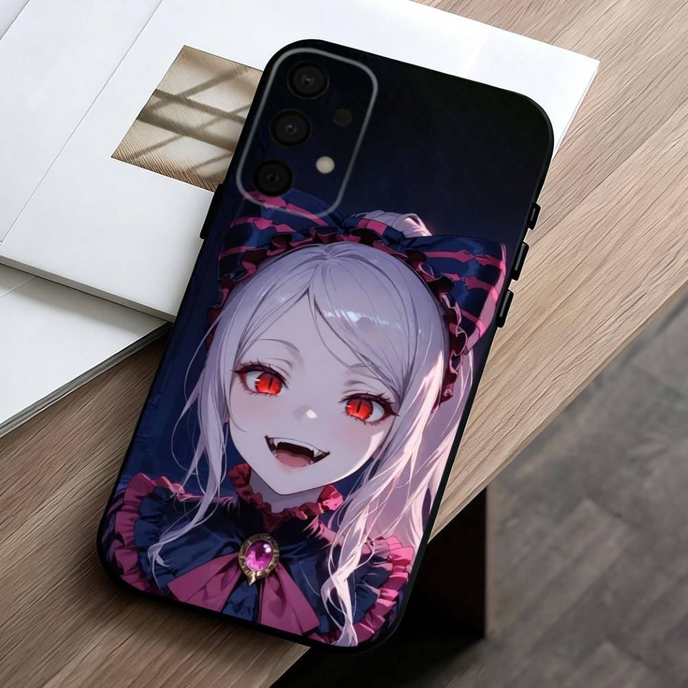 

Anime O-Overlord-D Phone Case For Samsung Galaxy A73,A72,A71,A70,A53,A52,A51,Others Soft Black Cover Samsung a30 a20