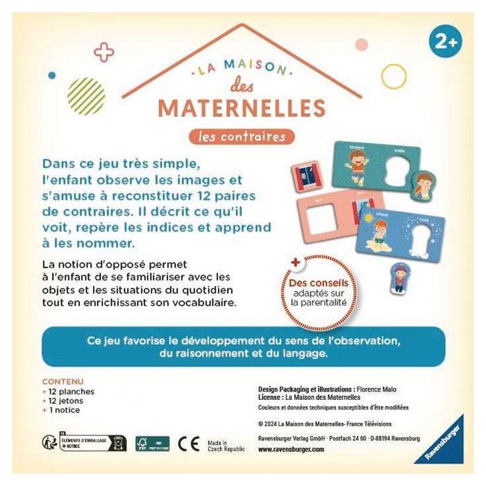 Jeu de loto les contraires