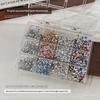 Cut Small Round Rhinestones With High-Shine Finish Flatback Inlay Nail Art Crystals For Uv Gel Nails Or Stage Makeup