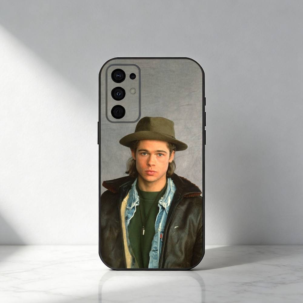 B-Brad P-Pitt Phone Case For Samsung S25,S24,S21,S22,S23,S30,Ultra,S20,Plus,Fe,Note,5G Black Cover