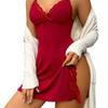 New modal pajamas summer sexy suspenders mid-length dress sexy underwear women's temptation mood homewear set