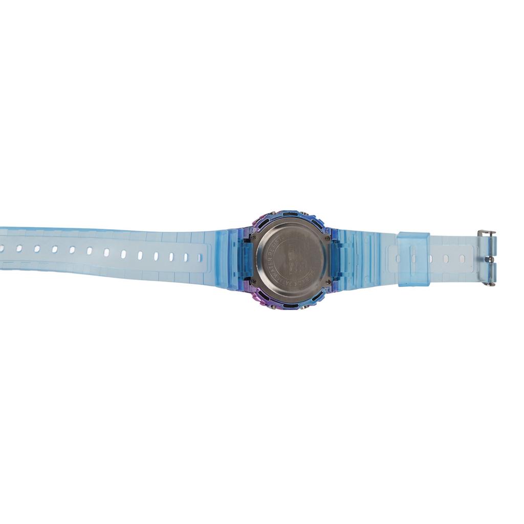 Gradient Color Electronic Watch Large Dial Waterproof Long Standby Time Purple Blue Casual Sports Wristwatches for