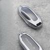 Key Bag Protective Cover Suitable for Tesla Model3/Y ModelX/S Metal Remote Control Shell Buckle Full Package Car Accessories