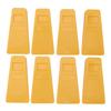 Set of 8 Impact-Resistant Felling Wedges for Efficient Tree Cutting, Chainsaw Accessories, for Logging and Forestry, Plastic, 14x7x2.5cm