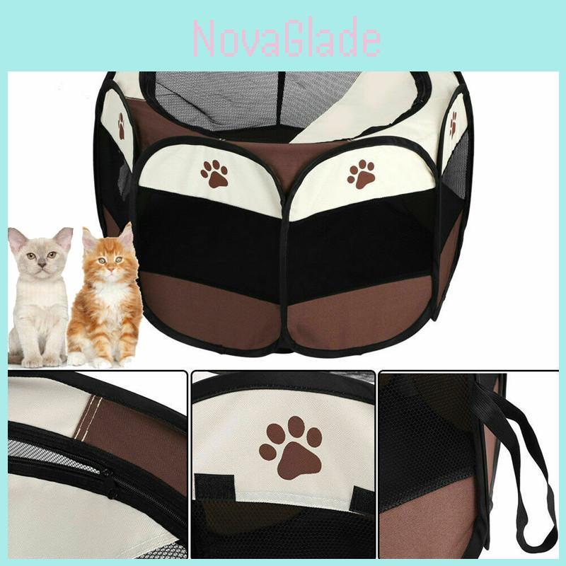 Foldable Pet Playpen Convenient And Travel-friendly Solution For Your Furry Friend