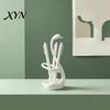 Moisture Resistant Storage Box 3D Printed Elegant Swan Rack with Ventilation And Draining Base, Compact Multi-use Organizer Multi-Purpose Toothbrush