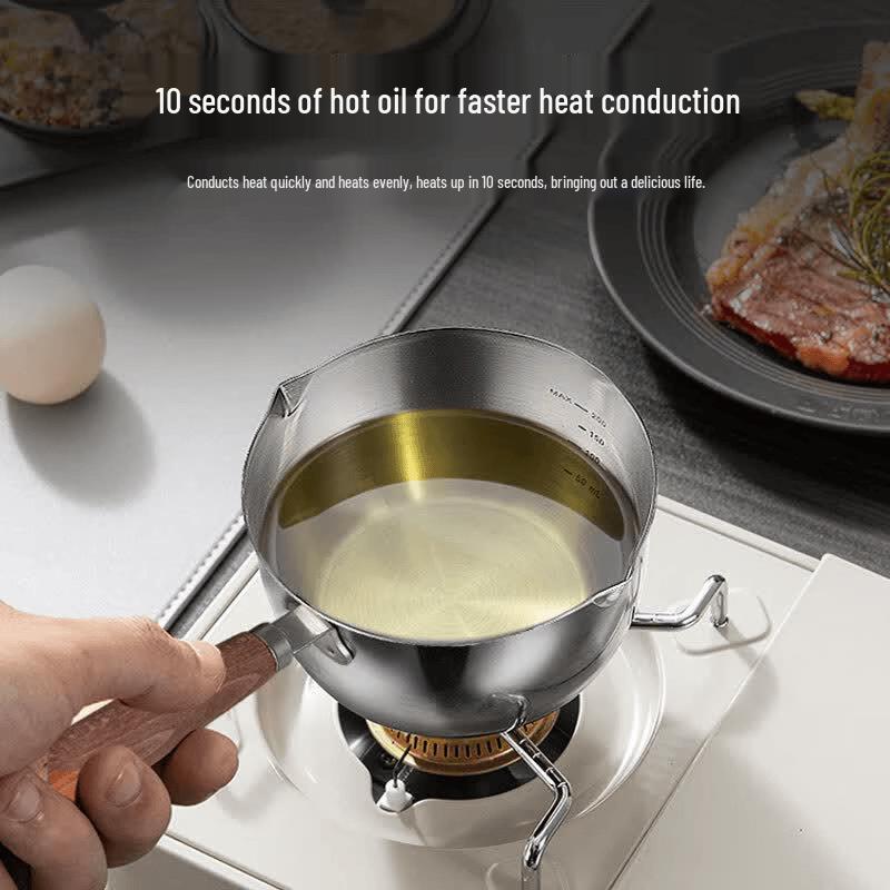 Kangbch 304 Stainless Steel 300ml Mini Saucepan
