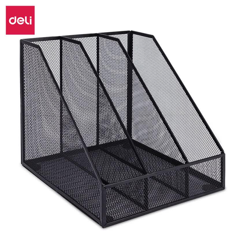 Deli 3-Tier Metal Mesh Desktop File Organizer A4, 3-Tier