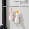 Cute Duck Bathroom Hair Catcher Self Adhesive Wall Mount Reusable Waterproof Hair Trap for Shower Sink