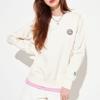 MLB Sweatshirts Unisex Cream Crew Neck Moderate Regular 3AMT00321-50CRS