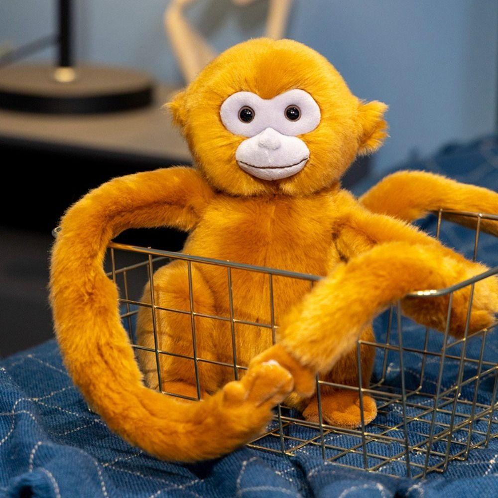 Realistice Large Plush Monkey Doll Stuffed Doll Orangutan Plush Doll Monkey Plush Toy Kid Gift