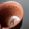 150ml Handmade Kiln Fambe Rusty Red Gaiwan Luxury Tea Tureen Tea Bowl With Lid Kit Tea Making Cover Bowl Drinkware Collection
