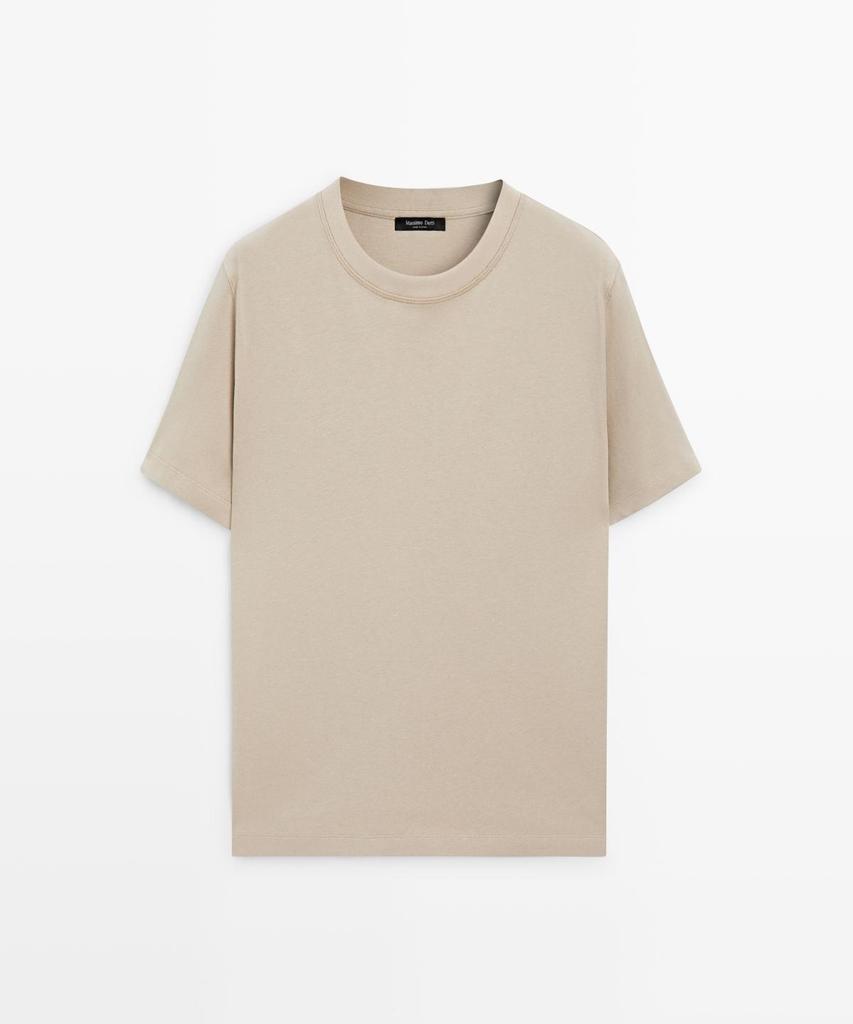Masimodutti Short Sleeve Cotton Blend T-Shirt