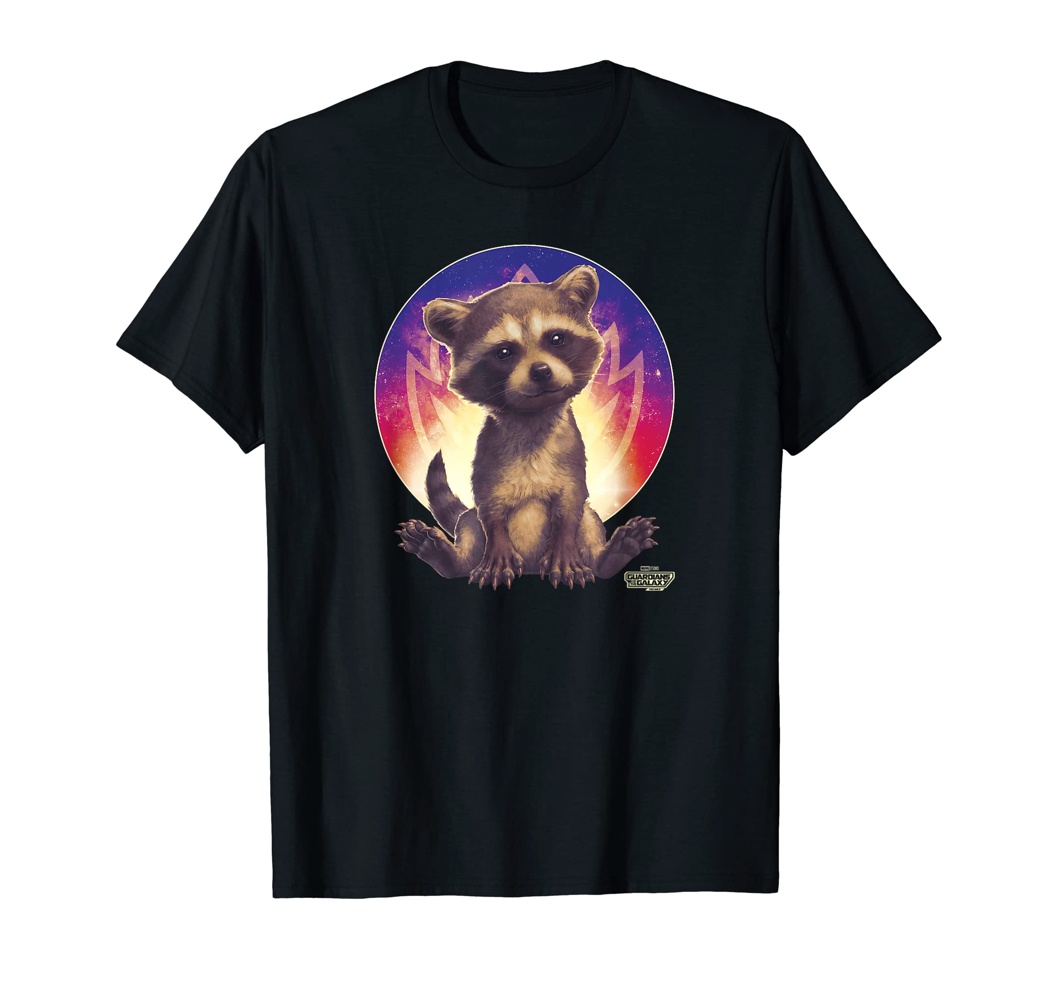 

Marvel Guardians of the Galaxy Vol. 3 Baby Rocket Portrait T-Shirt