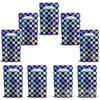 Chessboard Laser Rainbow Theme Party Supplies Gift Bag Aluminum Film Birthday Decoration Gift Bag Candy Tote Bag