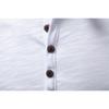 New Design Men's Summer Solid Color T-Shirts Bamboo-Handled Henry Collar Casual Button Short Sleeve Top Tees Hip Hop Streetwears