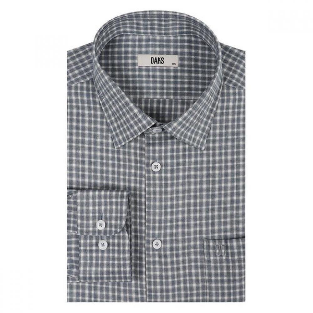 DakS Men S Gingham Check Long Sleeve Shirt dmp1Shcl104e1