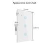 US/AU Graffiti Smart WiFi Touch Switch with Neutral Wire, Voice Control Via Alexa & Google
