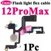 1pcs Distance Flash Flex Cable For iPhone 14 Pro Max 13 12 Mini 11 X XS Proximity LED Light Sensor Ambient Flashlight
