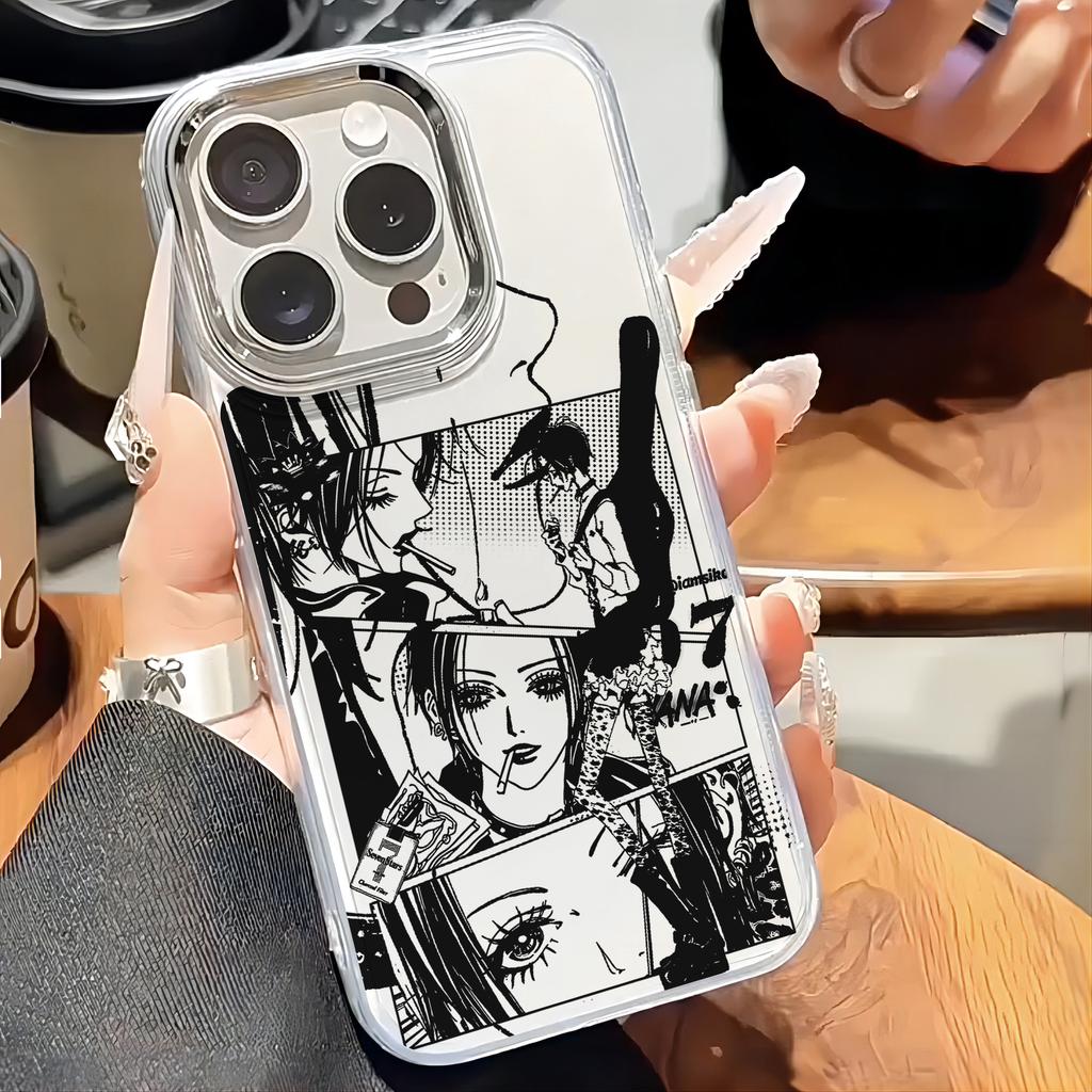 Anime N-Nana O-Osaki Phone Case for Samsung Galaxy S25 S24 S23 S22 S21 S20 Note20 FE Ultra Edge Plus 4G 5G Transparent Cover
