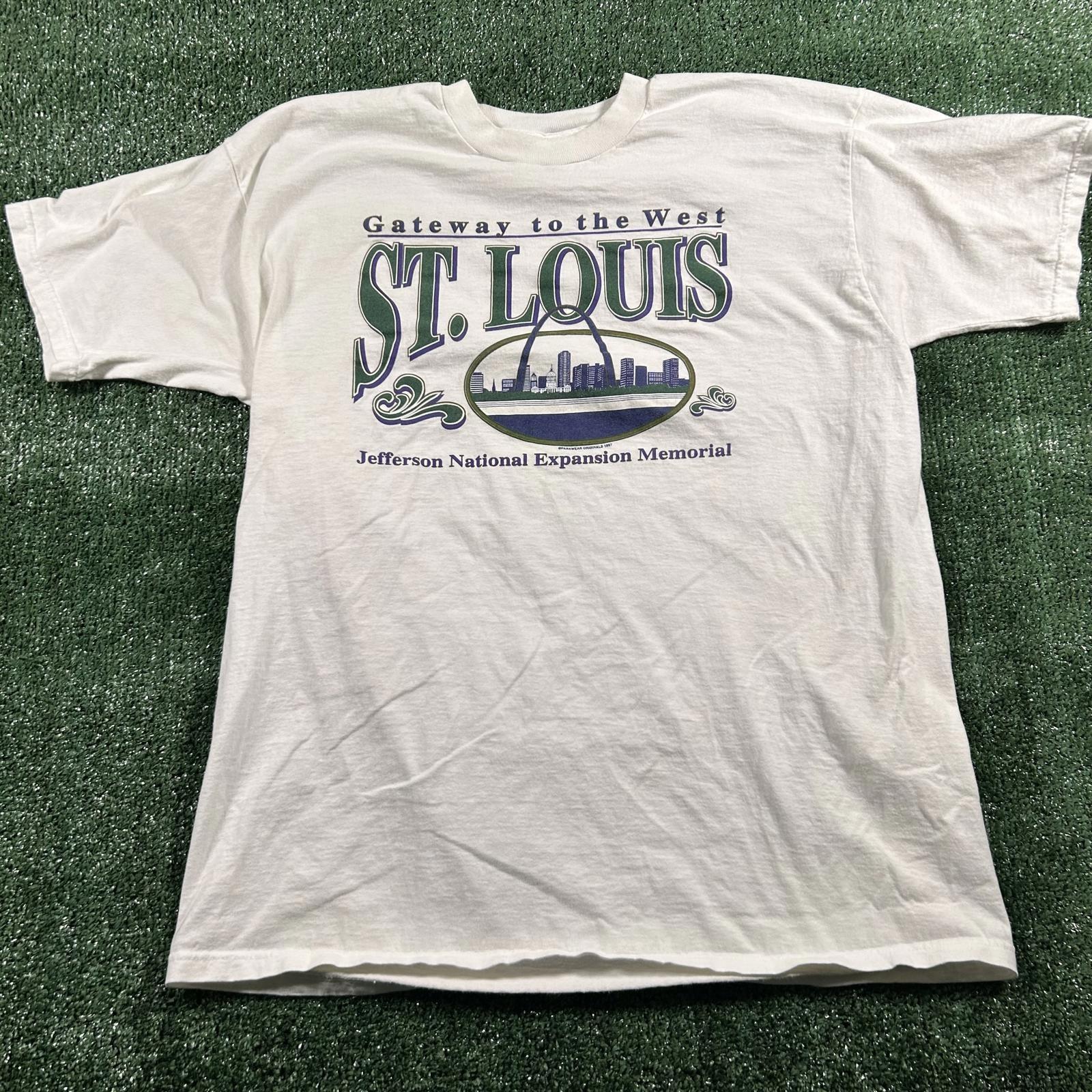 Vintage St. Louis Gateway Heavy Cotton T-Shirt. Size XXL 3XL