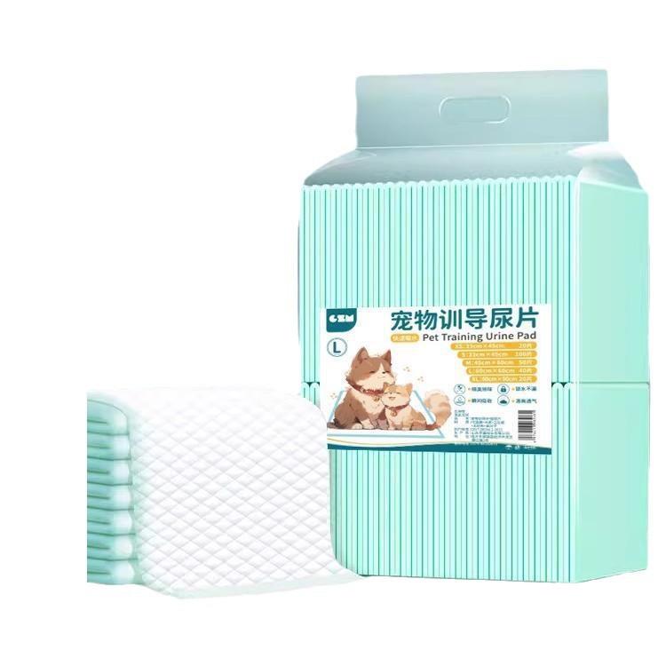 Dog Pee Pads Thickened Deodorizing Absorbent Pet Toilet Deodorizing Diapers Rabbit Cat Production Pads