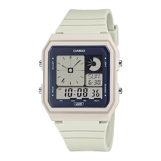 CASIO Casio Standard Cheap Casio Chipkashi Watch Unisex Men s Women s Resin Ivory Gray LF-20W-8A [Parallel Import]