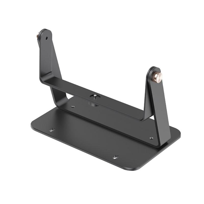 360 Rotating Metal Projector Bracket Double Rod Wall Ceiling Installation 210° Angle Adjustment Multiple Device Support 1