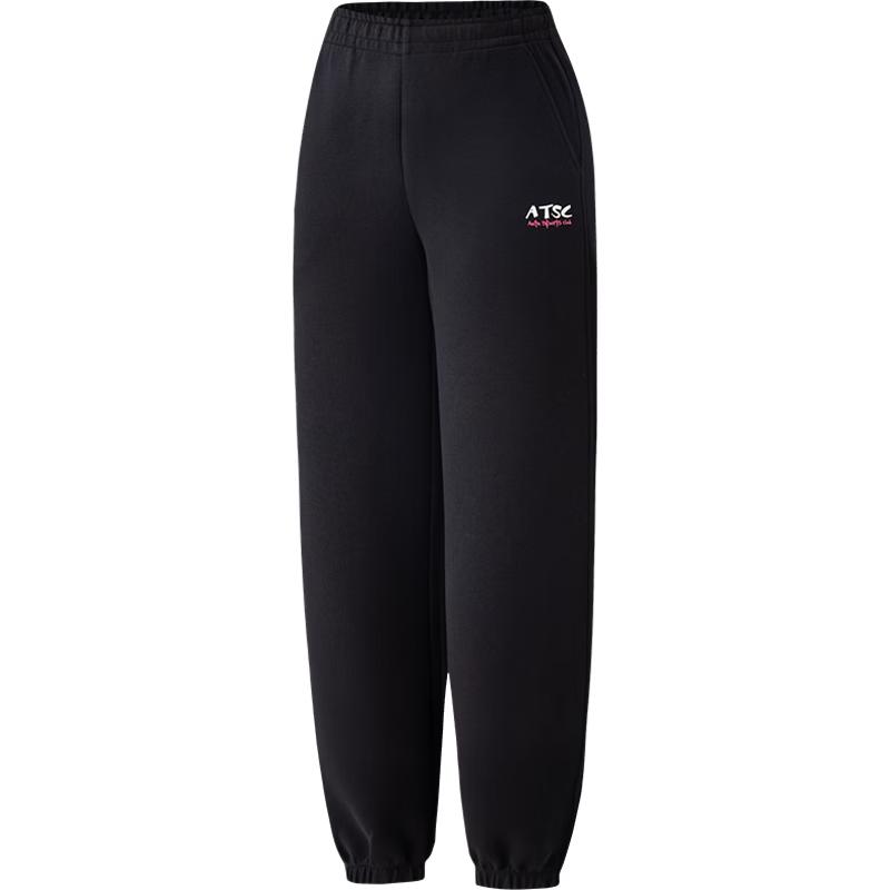 Anta Women s Retro Lifestyle Knit Athletic Long Pants M