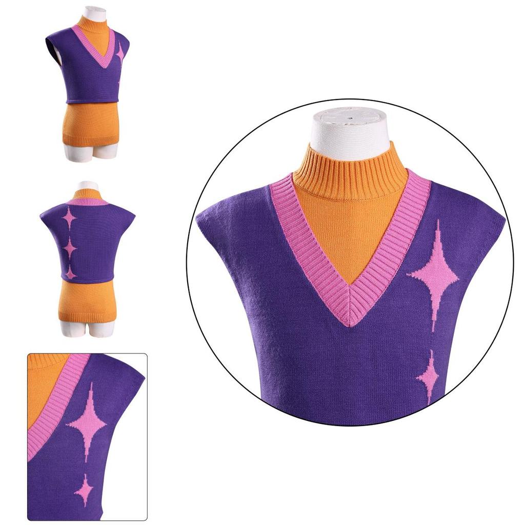 Kpop Demon Hunters Cosplay Costume With Polyester Fabric For Anime Game Role Play