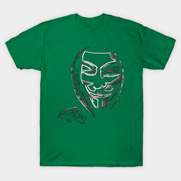 Unisex Fashion TShirt Anonymous Vendetta Print TShirt Plus Size XS-6XL T-Shirt 100%Cotton Tops O Neck Short Sleeve Tees