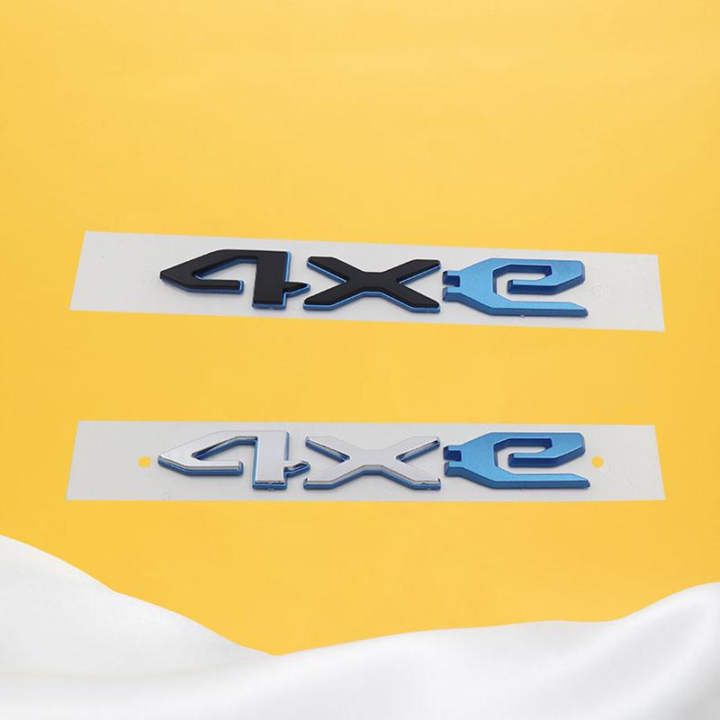 3D Car Styling 4XE 4xe für Wrangler JL JK Rubicon Compass Auto Motorhaube Kotflügel Kofferraum Heckklappe Namensschild Aufkleber Emblem Plakette Aufkleber